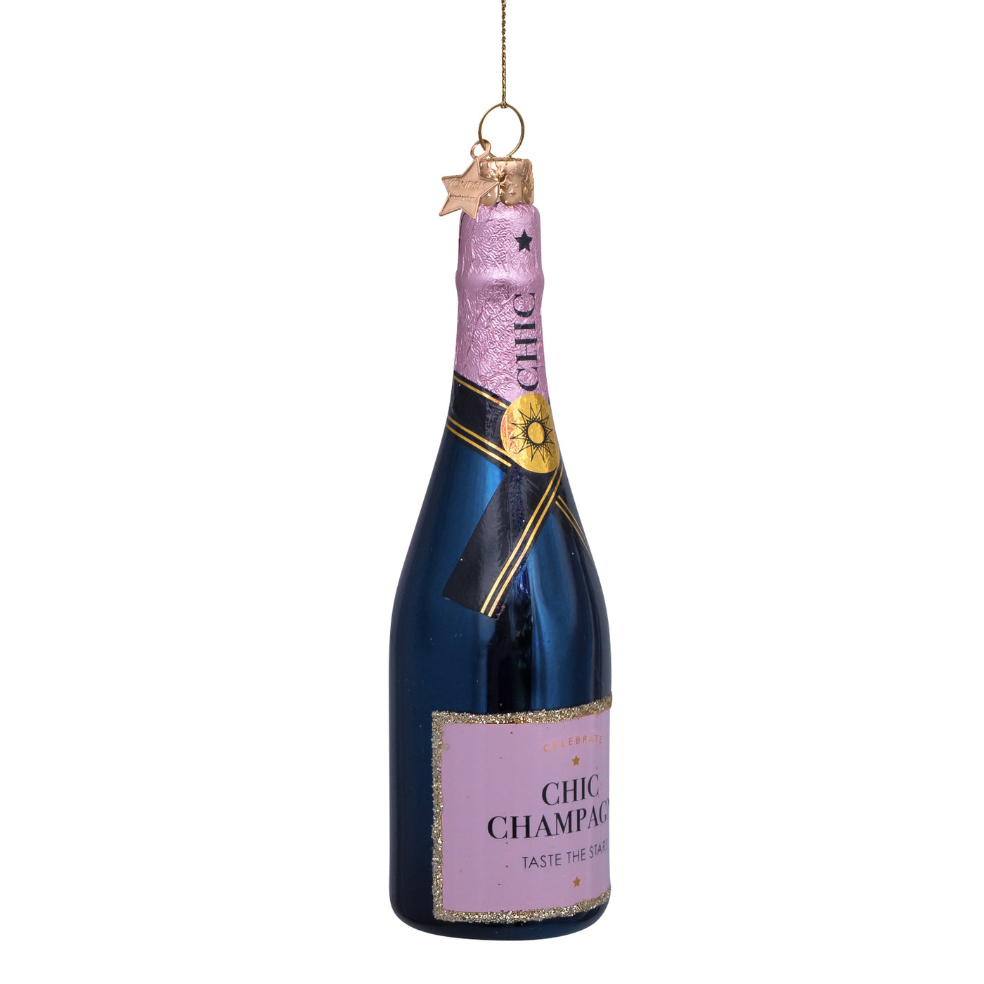 Kerstornament - Vondels Luxe Champagnefles