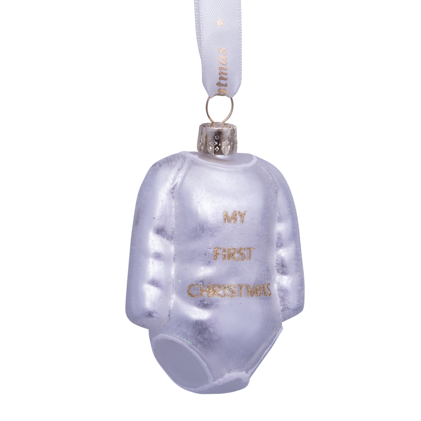 Kerstornament - Vondels Baby Romper "My First Christmas"