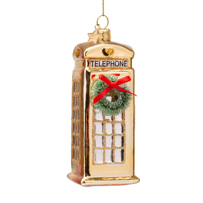 Kerstornament - Vondels Britse telefooncel