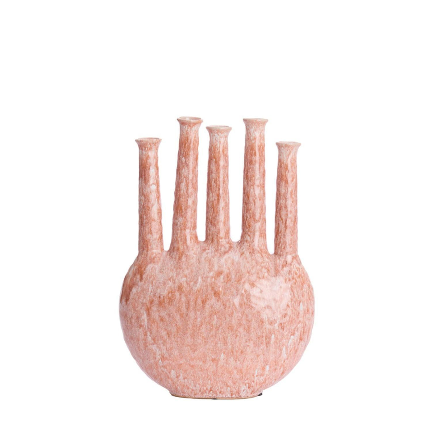 Vaas -  Bekapo keramiek roze 34x14x48 cm