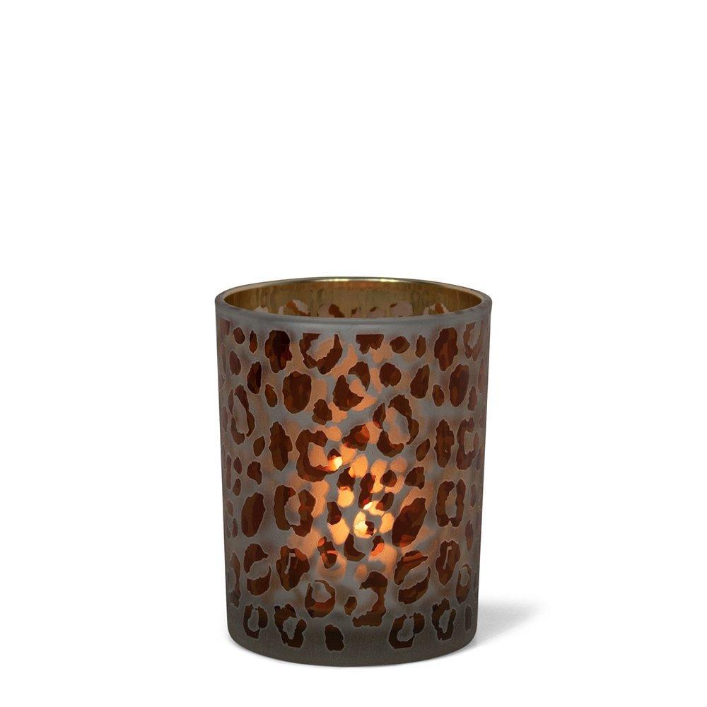 Waxinelichthouder - Luipaard Stippen 8cm