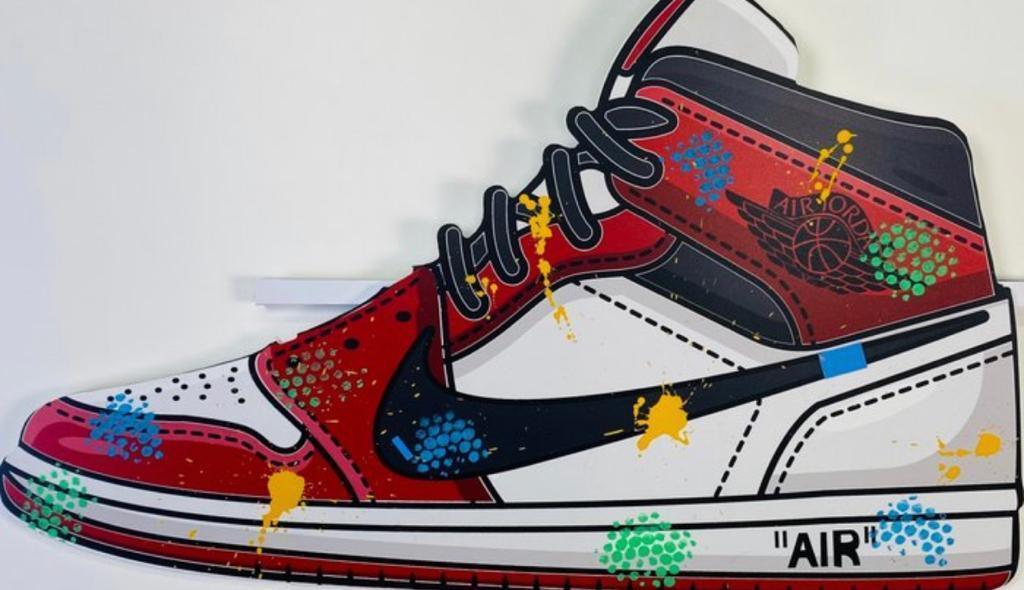 Artwork - NOBLE$$ (1990) Sneakers 'Jordan Off White' - JungleHome