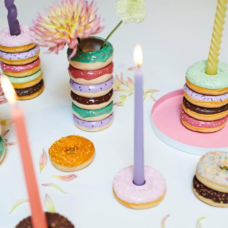 Kandelaar - Donut Roze - JungleHome
