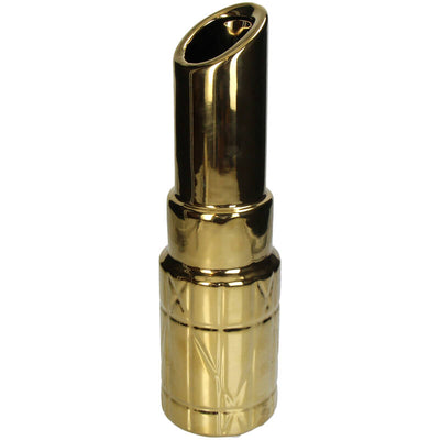 Vaas - Lipstick goudkleurig