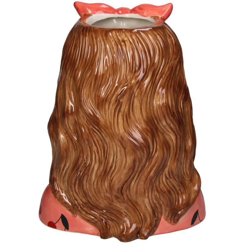 Vaas - Lady Fashion Roze met kersen print - JungleHome