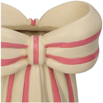 Vaas - Strik Roze/Wit