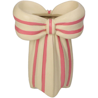 Vaas - Strik Roze/Wit