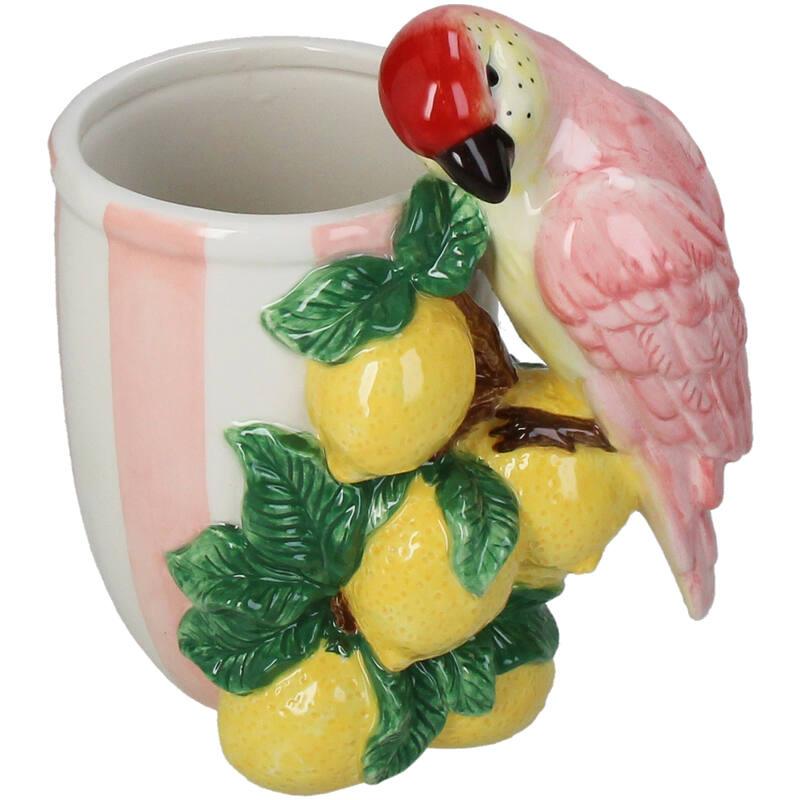 Bloempot - Vogel Dolomiet
