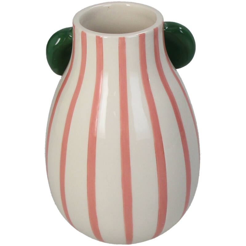 Vaas - Strik Roze/Wit II