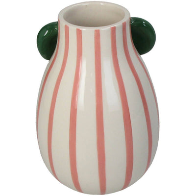 Vaas - Strik Roze/Wit II