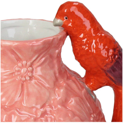 Vaas - Vogel Roze/Rood