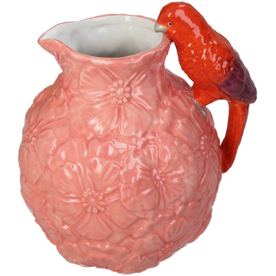 Vaas - Vogel Roze/Rood