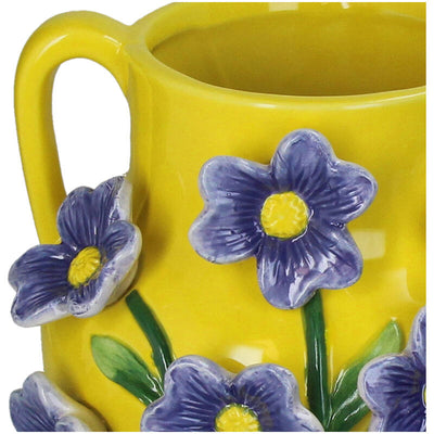 Vaas - Bloemen Dolomiet Geel