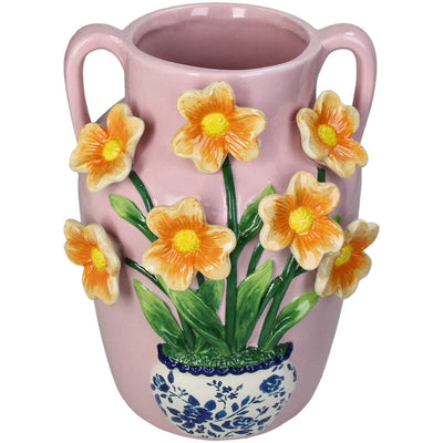 Vaas - Bloemen Dolomiet Paars