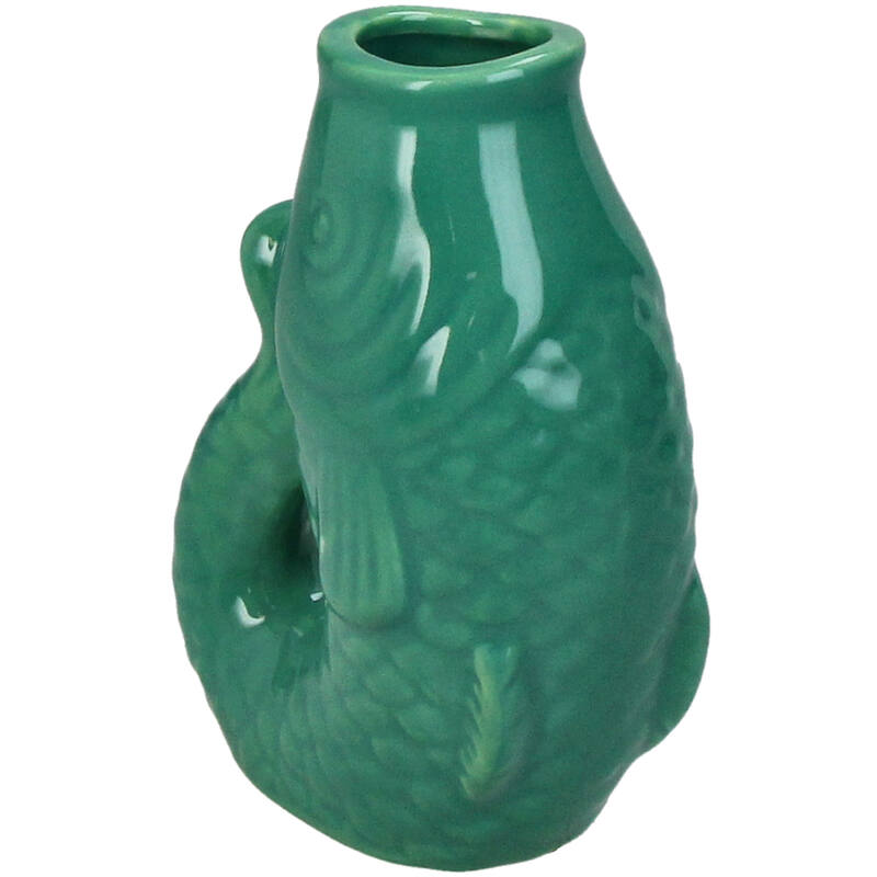 Vaas - Vis Turquoise