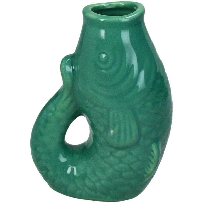 Vaas - Vis Turquoise