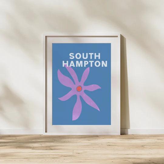 Wall Print - South Hampton Vacay Poster - JungleHome