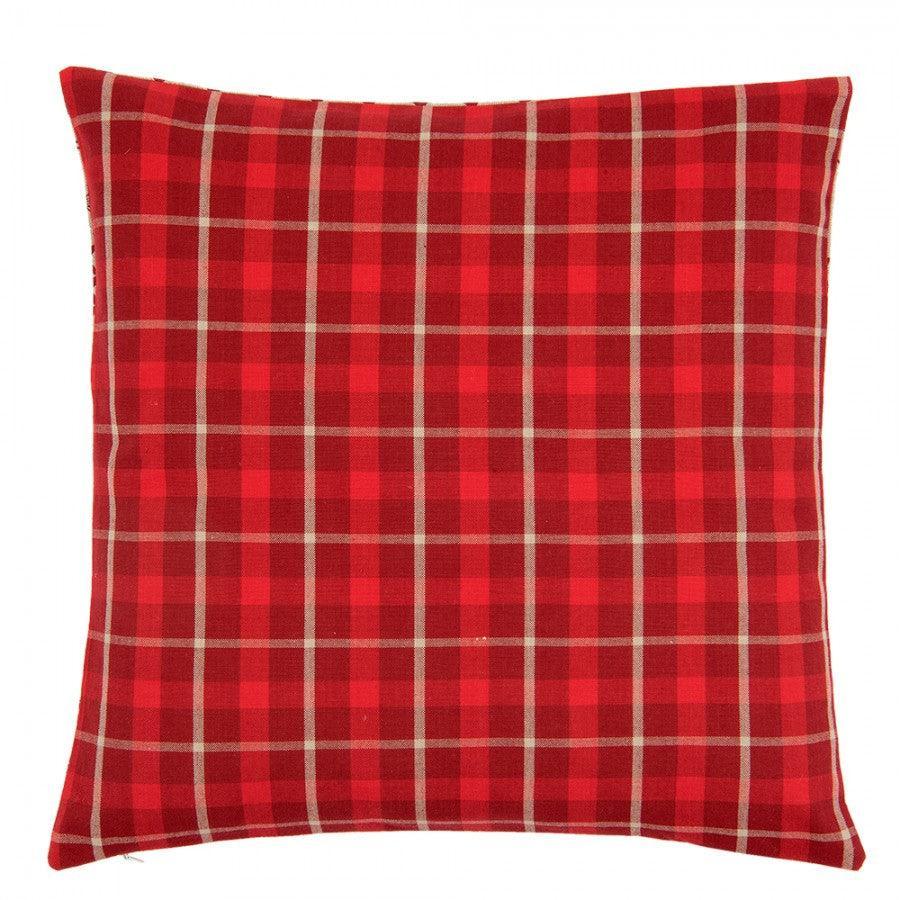 Hoes voor sierkussen - Rendieren Rood