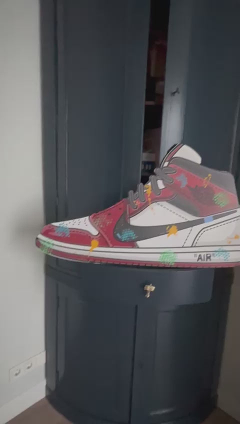 Artwork - NOBLE$$ (1990) Sneakers 'Jordan Off White'