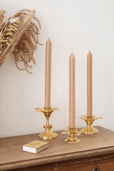 Kandelaar - Grote Lelie Goud - JungleHome
