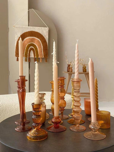 Kandelaar - Glas Blush Klein - JungleHome