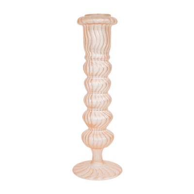 Kandelaar - Glas Frosted klassieke Blush - JungleHome